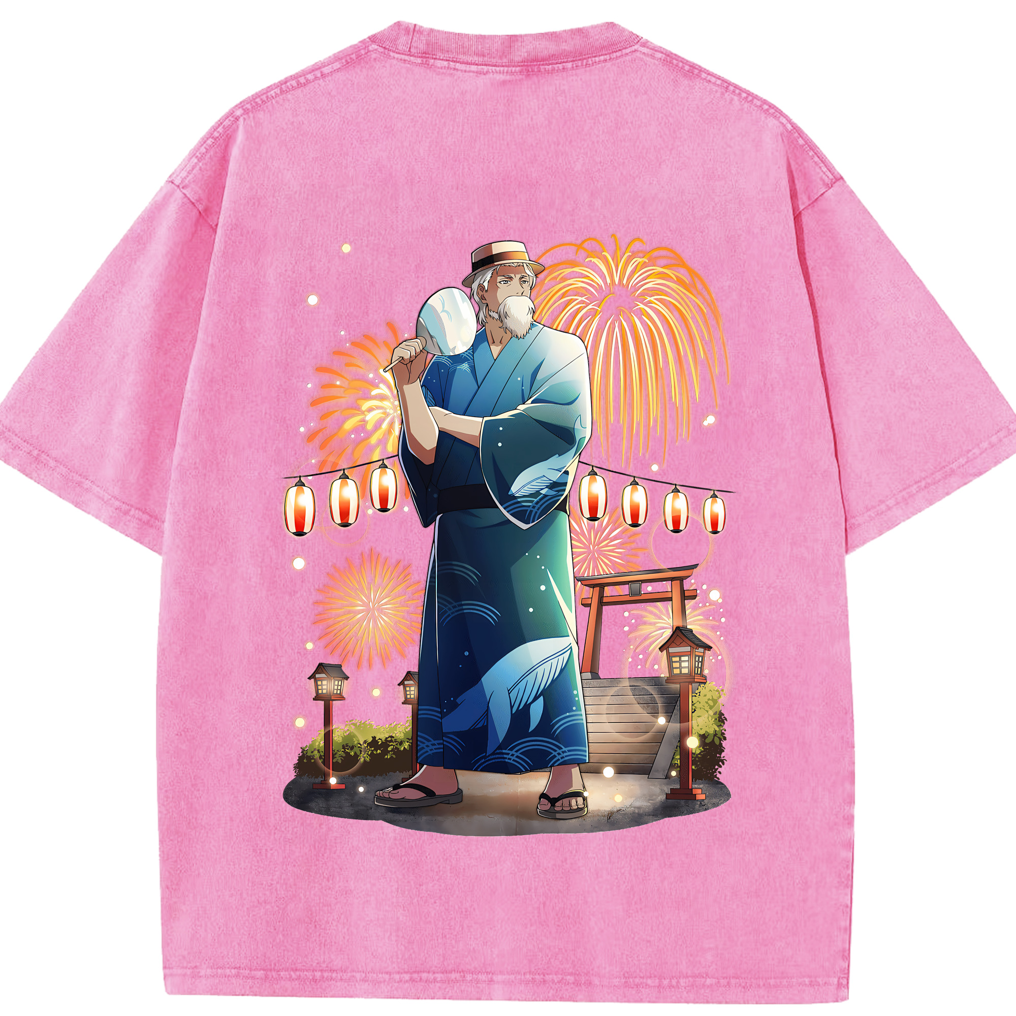 （画像用） 文豪ストレイドッグス Bungo Stray Dogs 綿100% ヴィンテージ風 半袖Tシャツ（背面プリント）